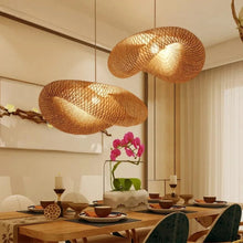 Carregar imagem no visualizador da galeria, Lustre Pendente de Bambu