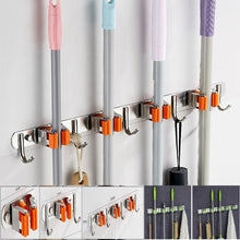 Carregar imagem no visualizador da galeria, Porta Vassouras Multifuncional em Aço Inoxidável
